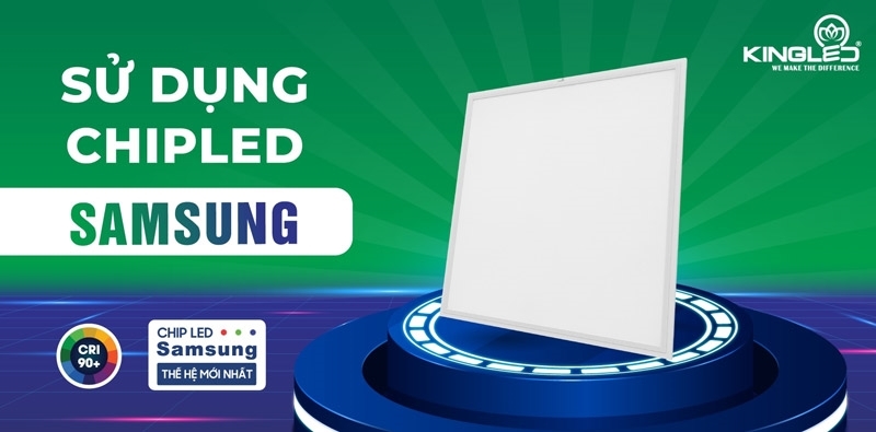 Đèn led panel Jasper sử dụng chip Led Samsung
